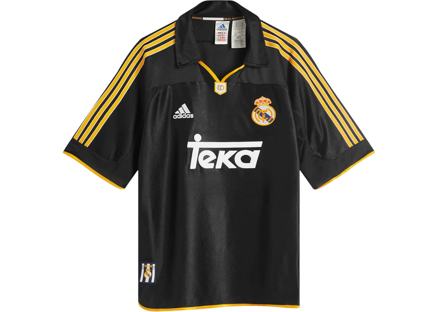 adidas Real Madrid 99/00 Away Jersey Black