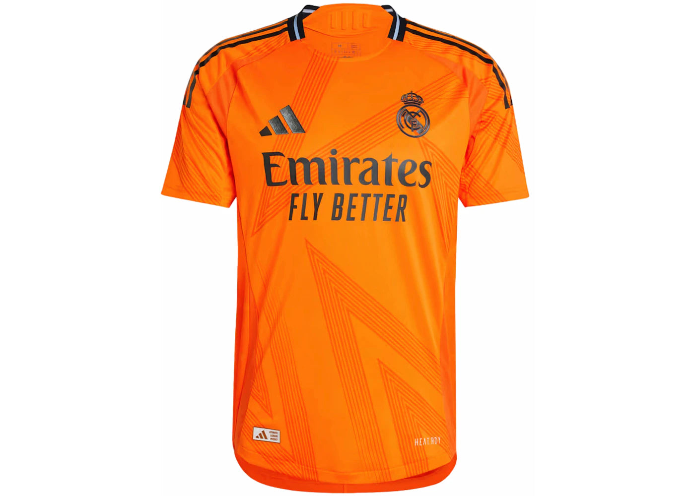 adidas Real Madrid Jude Bellingham 24/25 Away Authentic Jersey Crew Orange