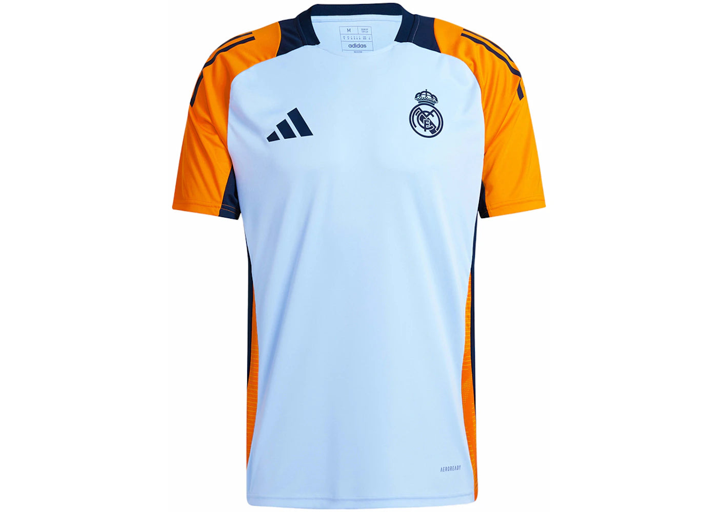 adidas Real Madrid Tiro 24 Competition Training Jersey Glow Blue/Crew Orange/Team Navy Blue