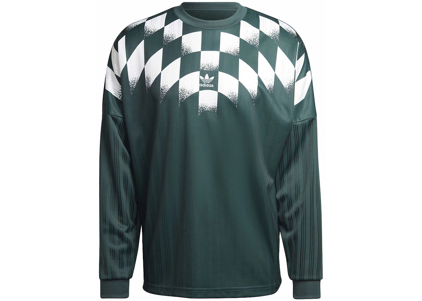 adidas Rekive Graphic Long Sleeve Jersey Mineral Green