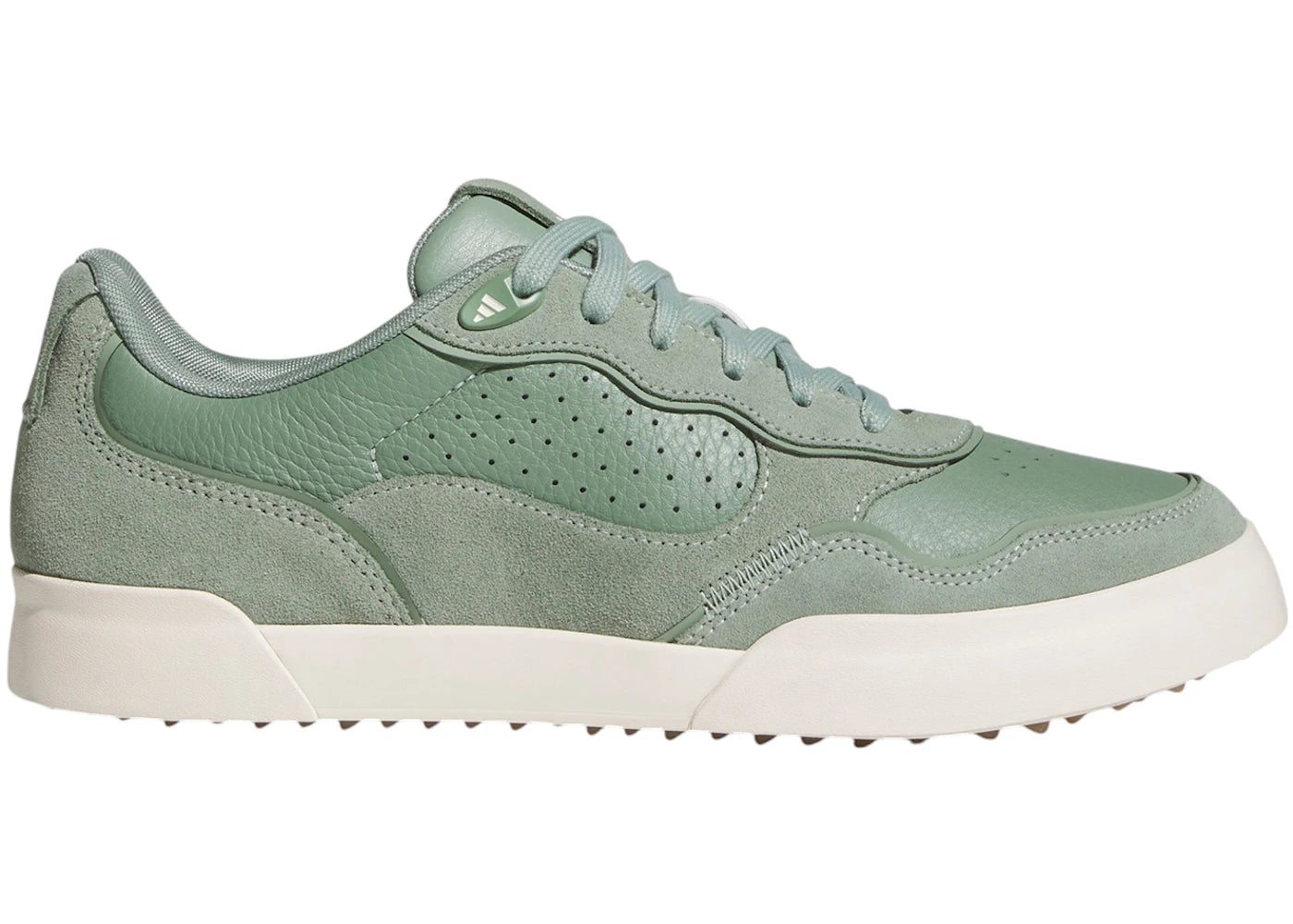 adidas Retrocross 25 Spikeless Golf Silver Green Off White Gum
