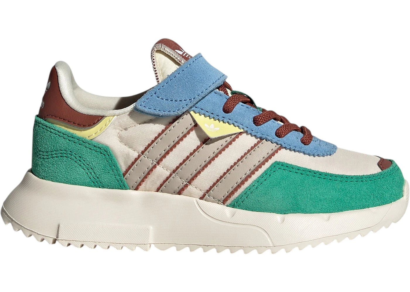 adidas Retropy F2 Wonder White Beige Semi Court Green (PS)
