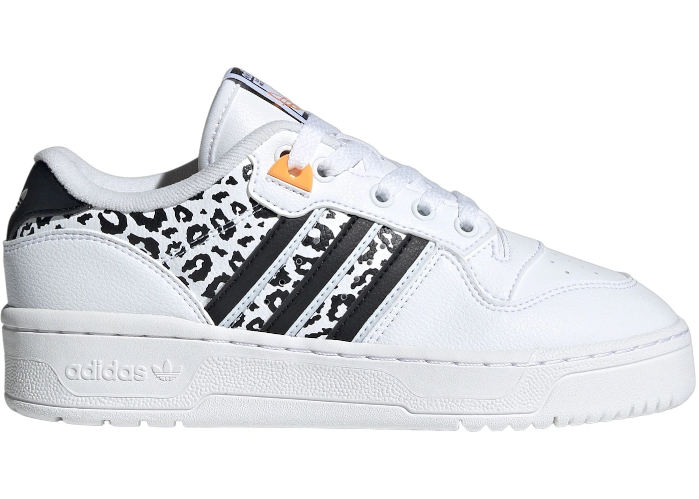 adidas Rivalry Low Cloud White Core Black Hazy Orange (GS)