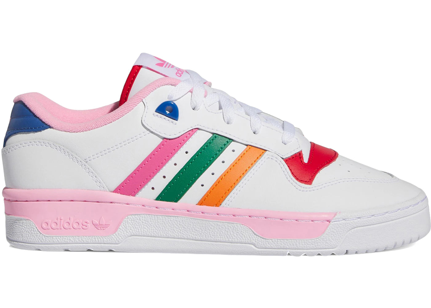 adidas Rivalry Low Cloud White Pulse Magenta Better Scarlet (Women's)