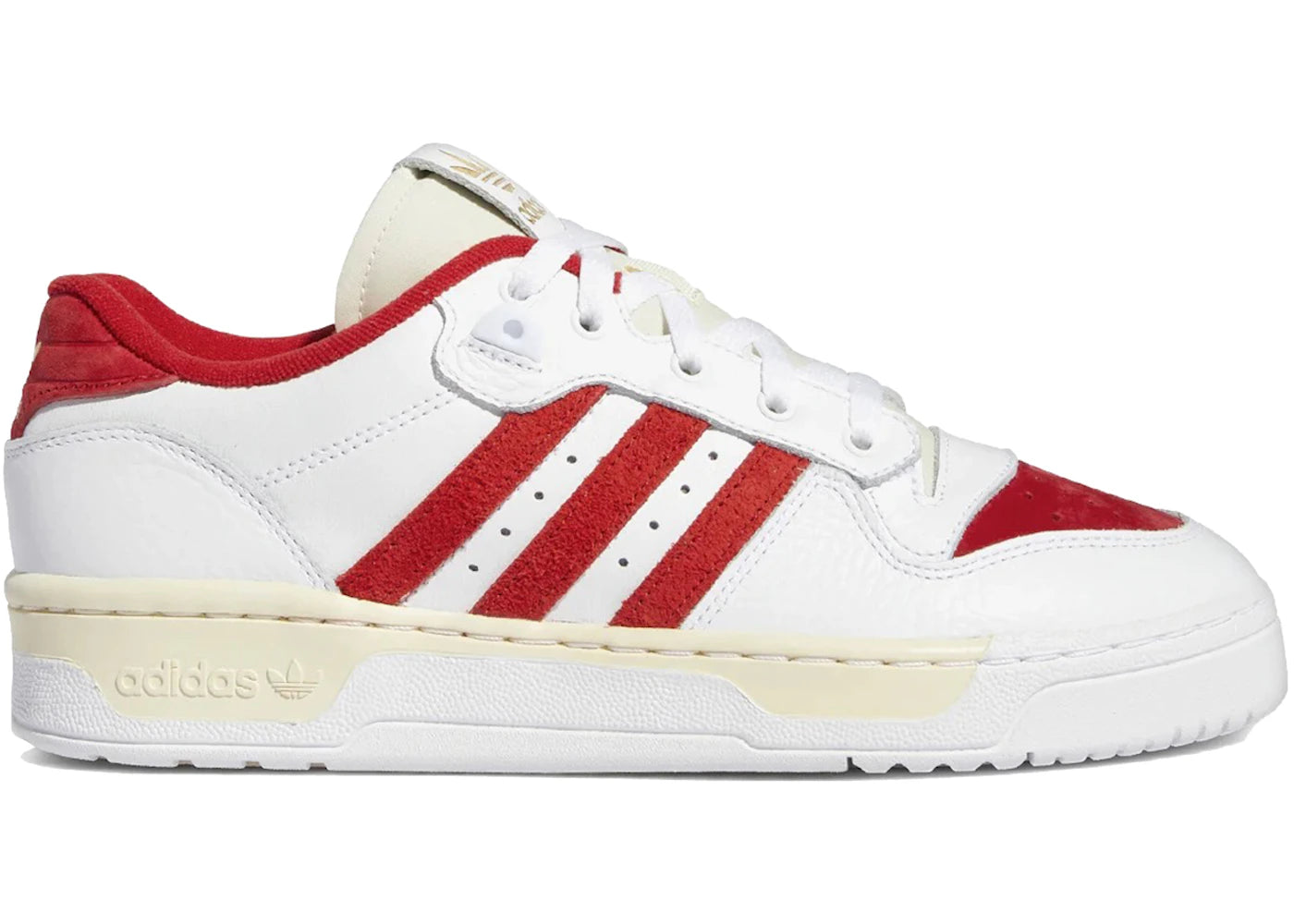 adidas Rivalry Low Premium Footwear White Scarlet