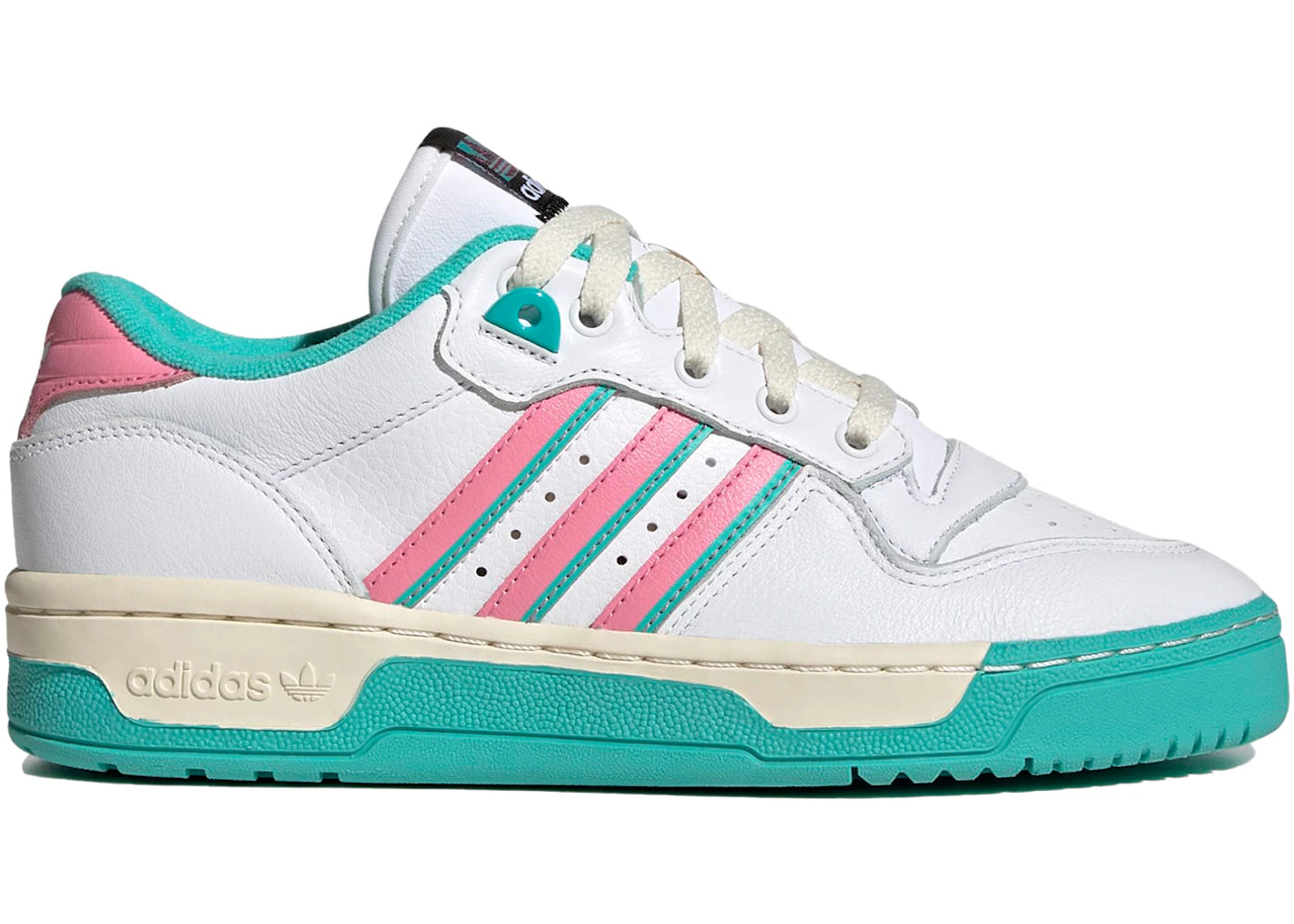 adidas Rivalry Low White Bliss Pink Mint Rush