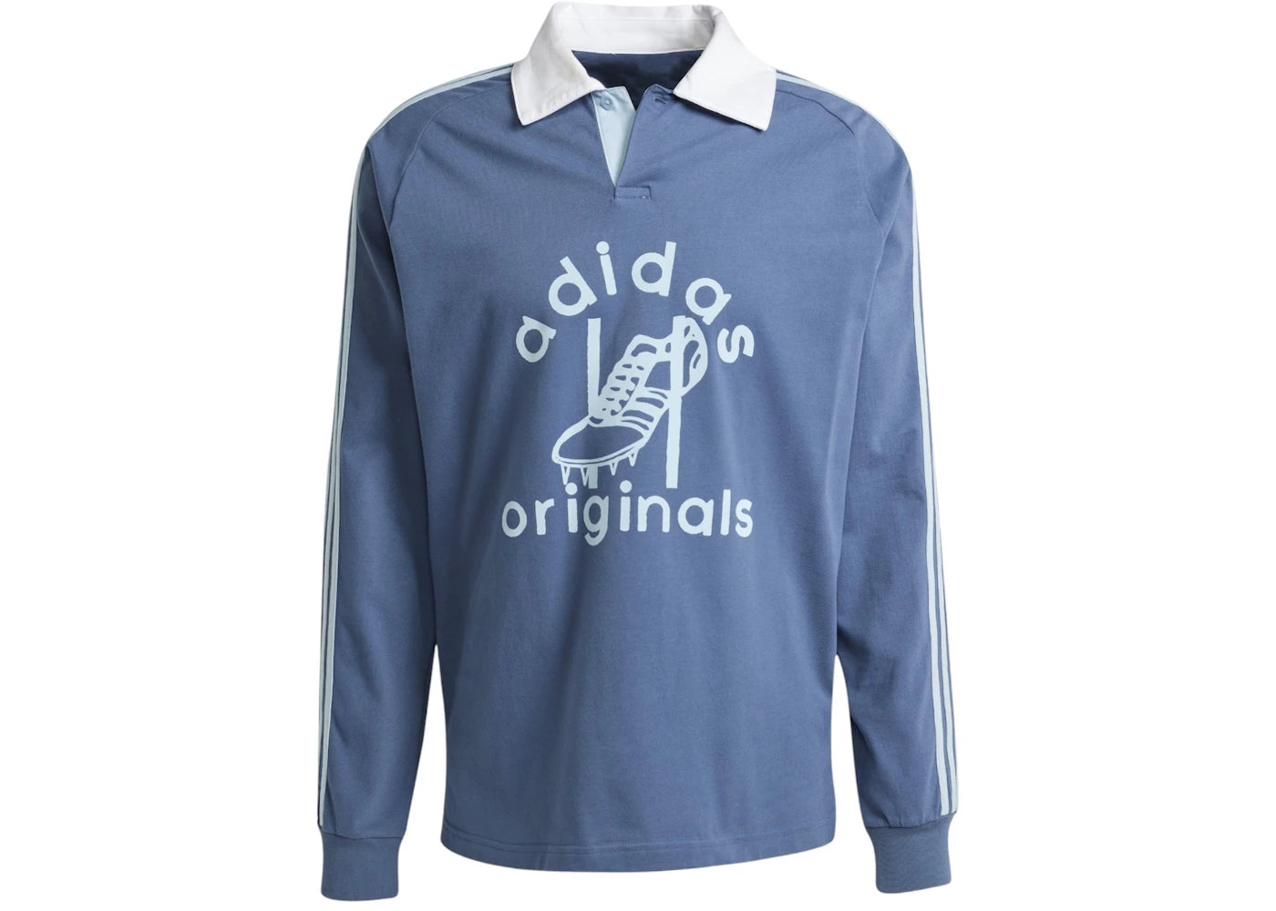 adidas Rugby Polo Shirt Preloved Ink