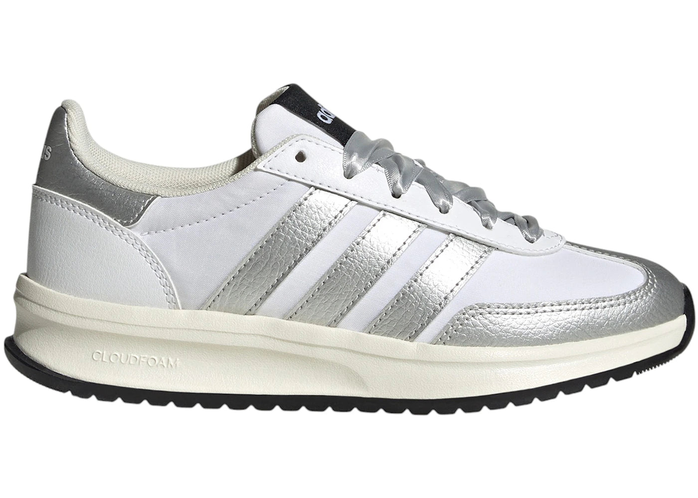 adidas Run 70s 2.0 Cloud White Silver Metallic Off White (GS)