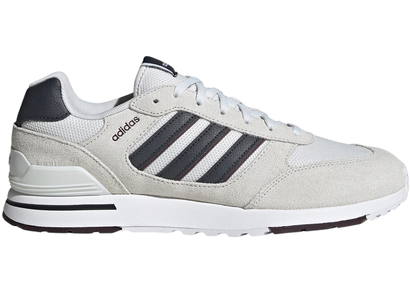 adidas Run 80s Crystal White Carbon Shadow Maroon (Women's)