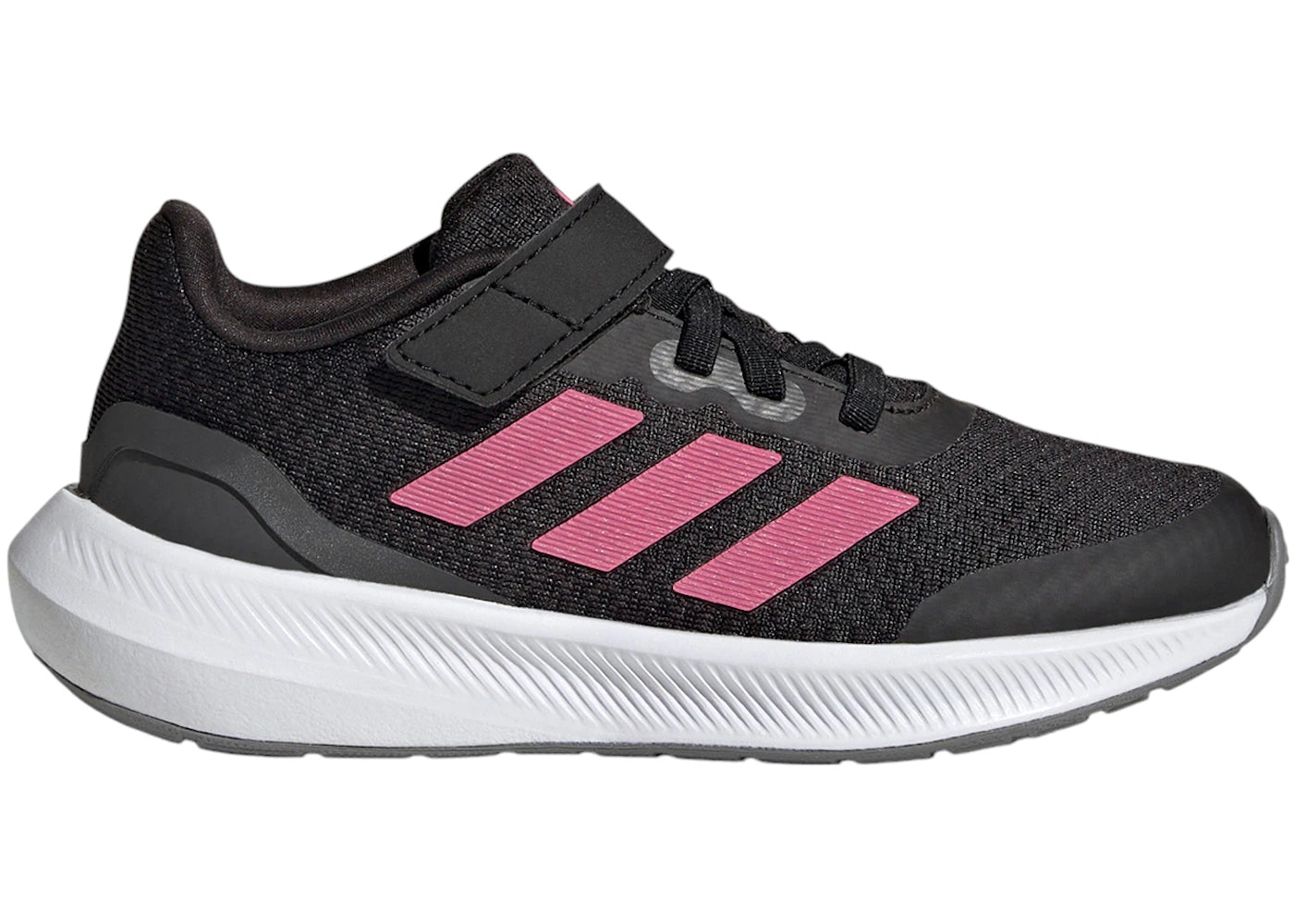 adidas Runfalcon 3.0 Elastic Lace Top Strap Core Black Pulse Magenta Grey Six (GS)