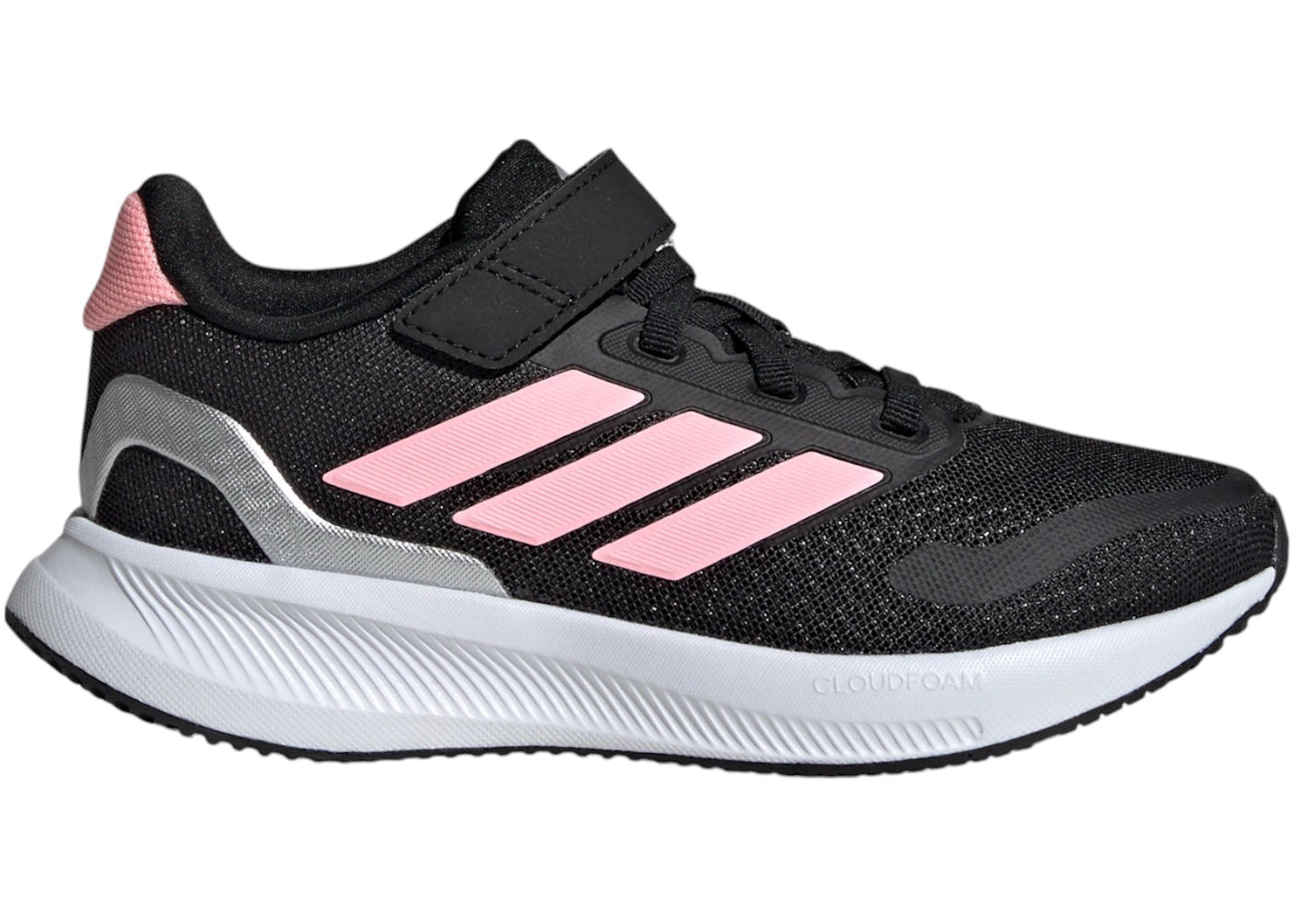 adidas Runfalcon 5 Core Black Pink Spark Silver Metallic (PS)