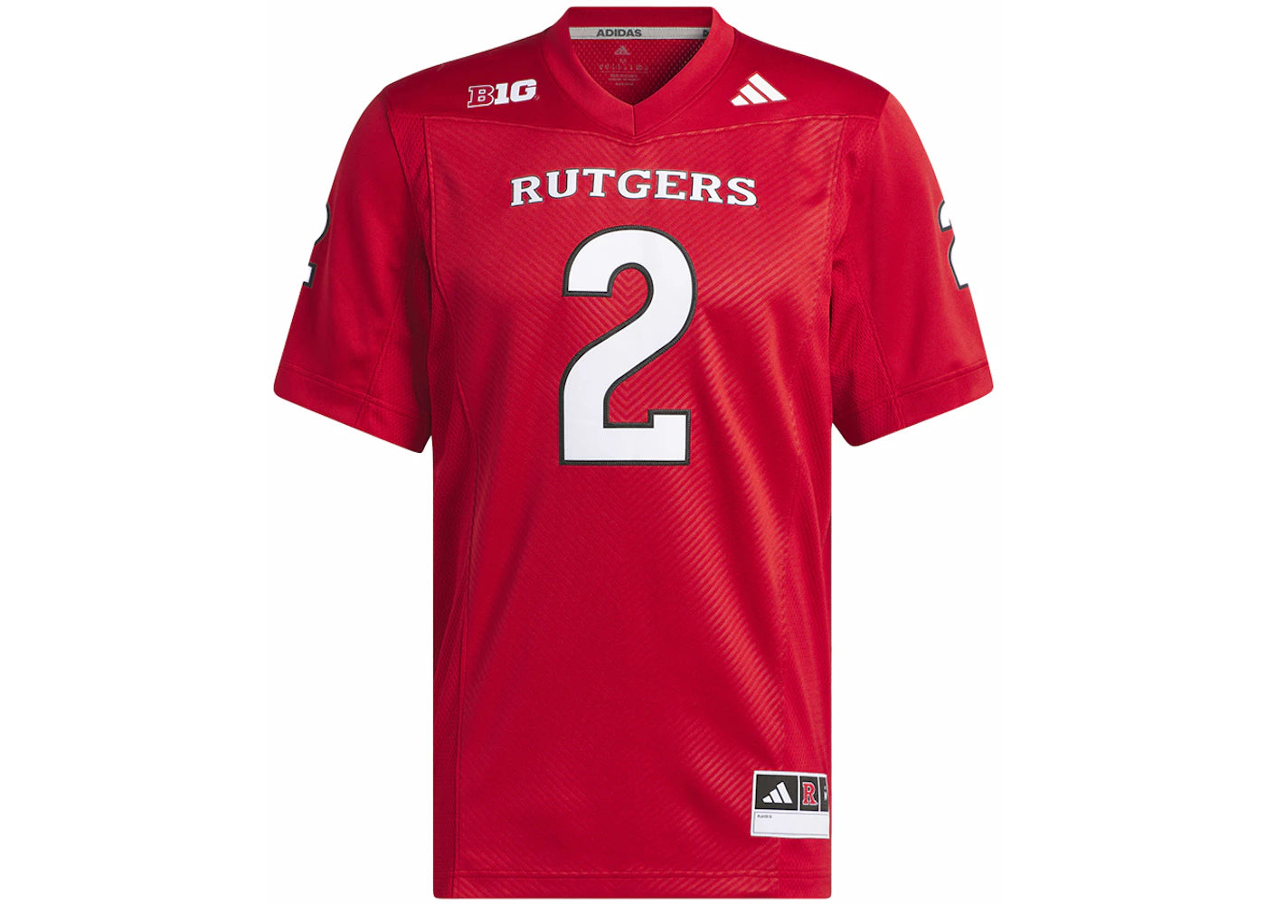 adidas Rutgers Football Off-Field Home Jersey Team Power Red
