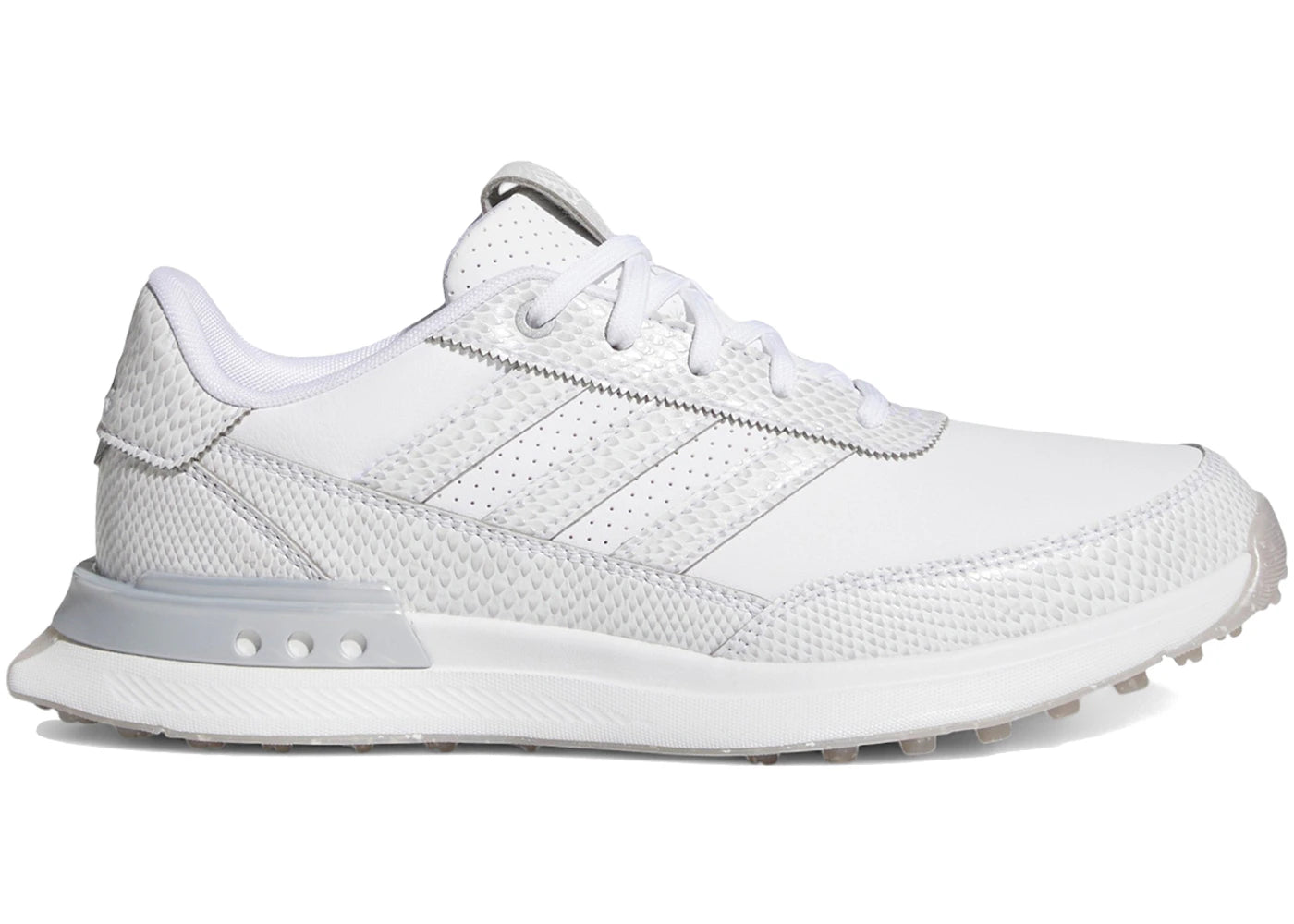 adidas S2G 24 Leather Spikeless Golf Cloud White Silver Metallic (Women's)