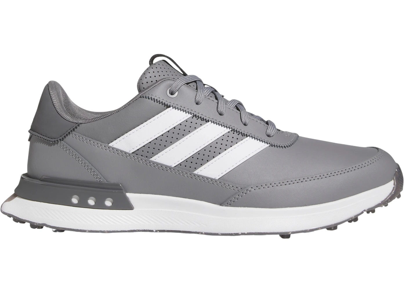 adidas S2G 24 Leather Spikeless Golf Grey Cloud White Grey