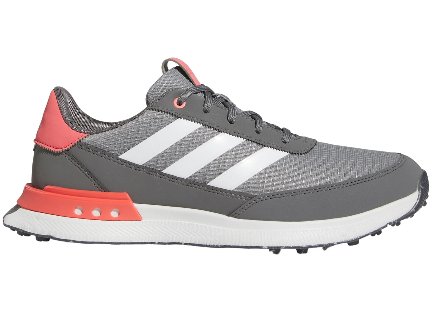 adidas S2G 24 Spikeless Golf Grey Cloud White Preloved Scarlet