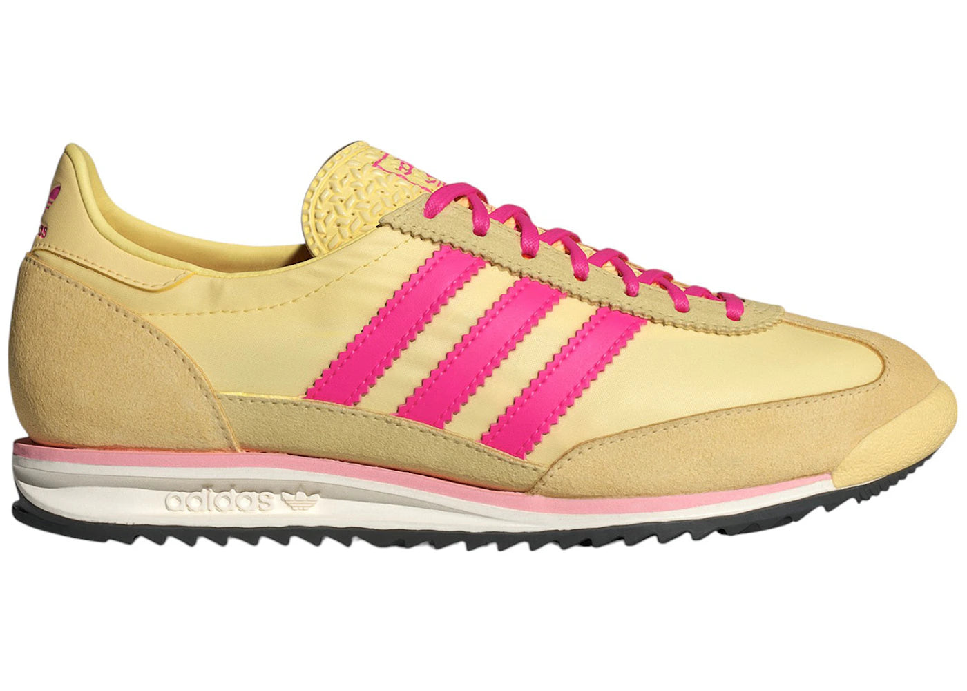 adidas SL 72 OG Almost Yellow Core Black Shock Pink (Women's)
