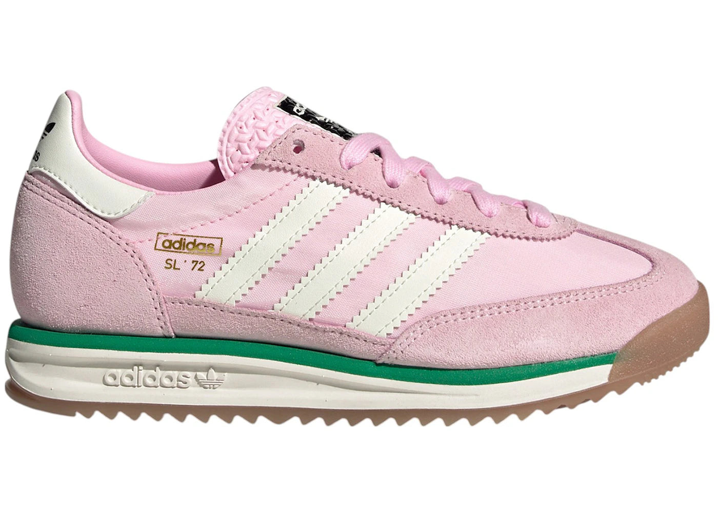 adidas SL 72 RS Clear Pink Off White Court Green (GS)