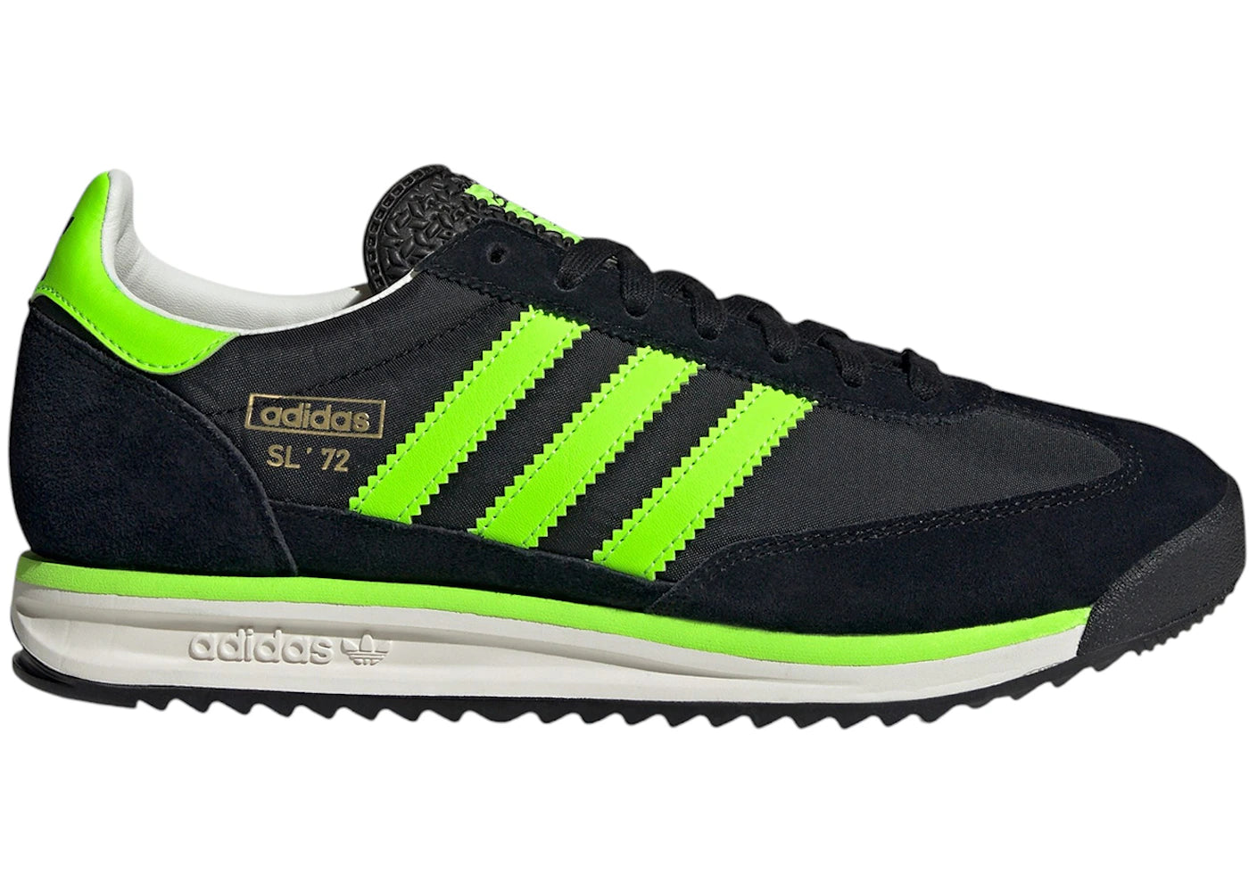 adidas SL 72 RS Core Black Solar Green Off White