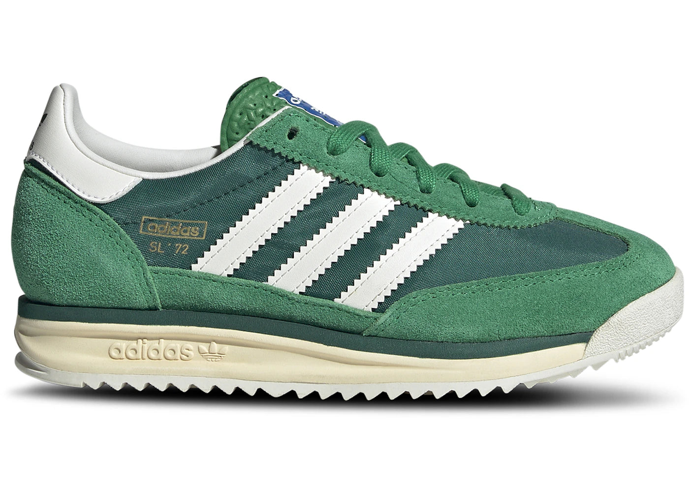 adidas SL 72 RS Green Core White Collegiate Green (GS)