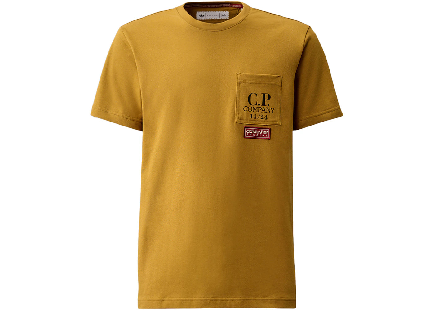 adidas SPZL x C.P. Company Solid Single Organic Jersey Pocket T-Shirt Bronze Mist/Brown