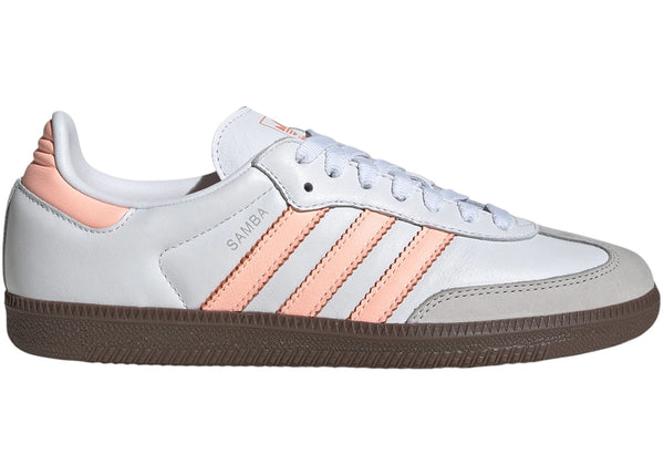 adidas Samba OG Cloud White Clear Orange Semi Coral (Women's) – Side Kicks