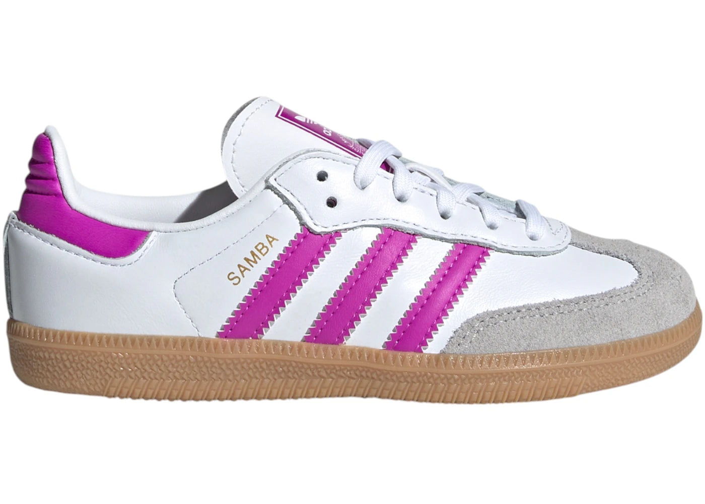 adidas Samba OG Cloud White Purple Burst Gum (PS)