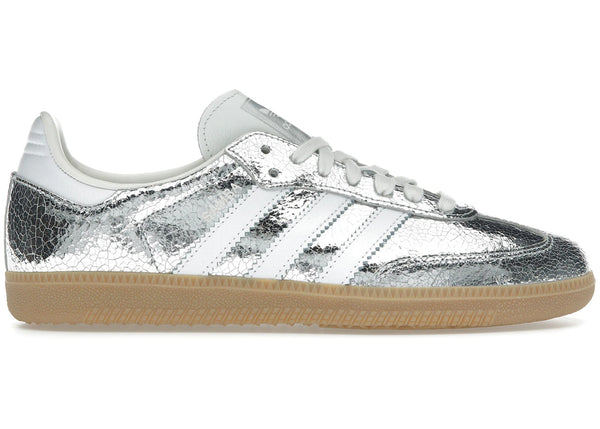 【】SAMBA OG Silver llic adidas-Samba-OG-Silver-
