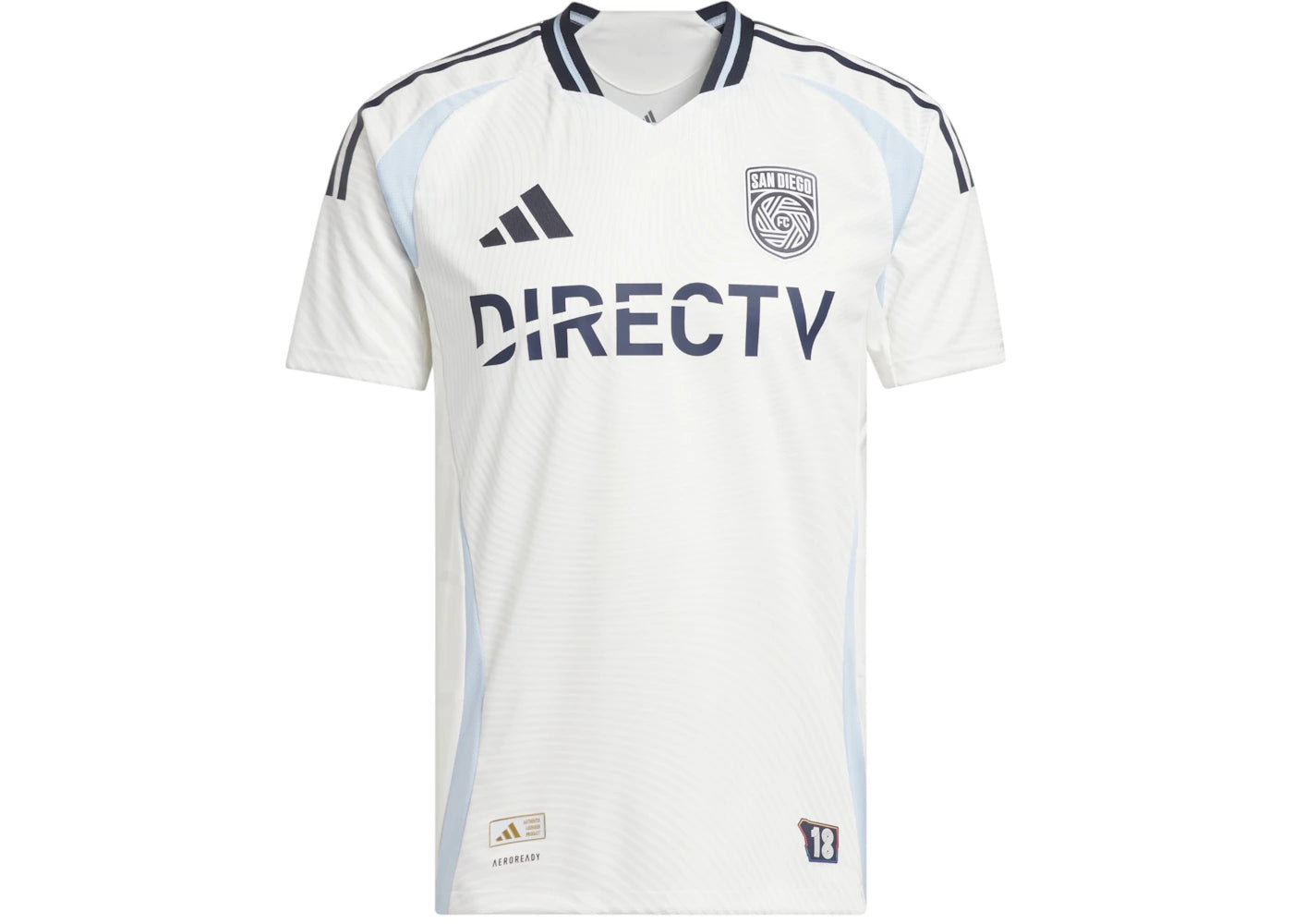 adidas San Diego FC 25/26 Away Authentic Jersey Core White/Mls-Sdi-3pp