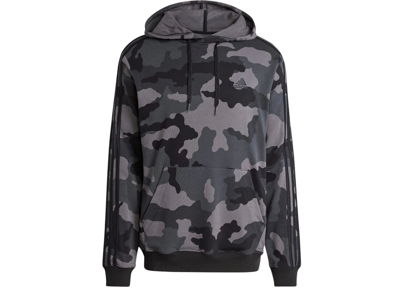adidas Seasonal Essentials Camouflage Hoodie Black