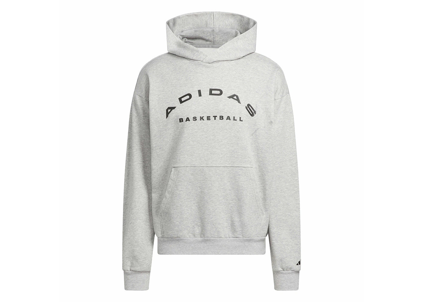 adidas Select Foundation Fleece Hoodie Medium Grey Heather/Black