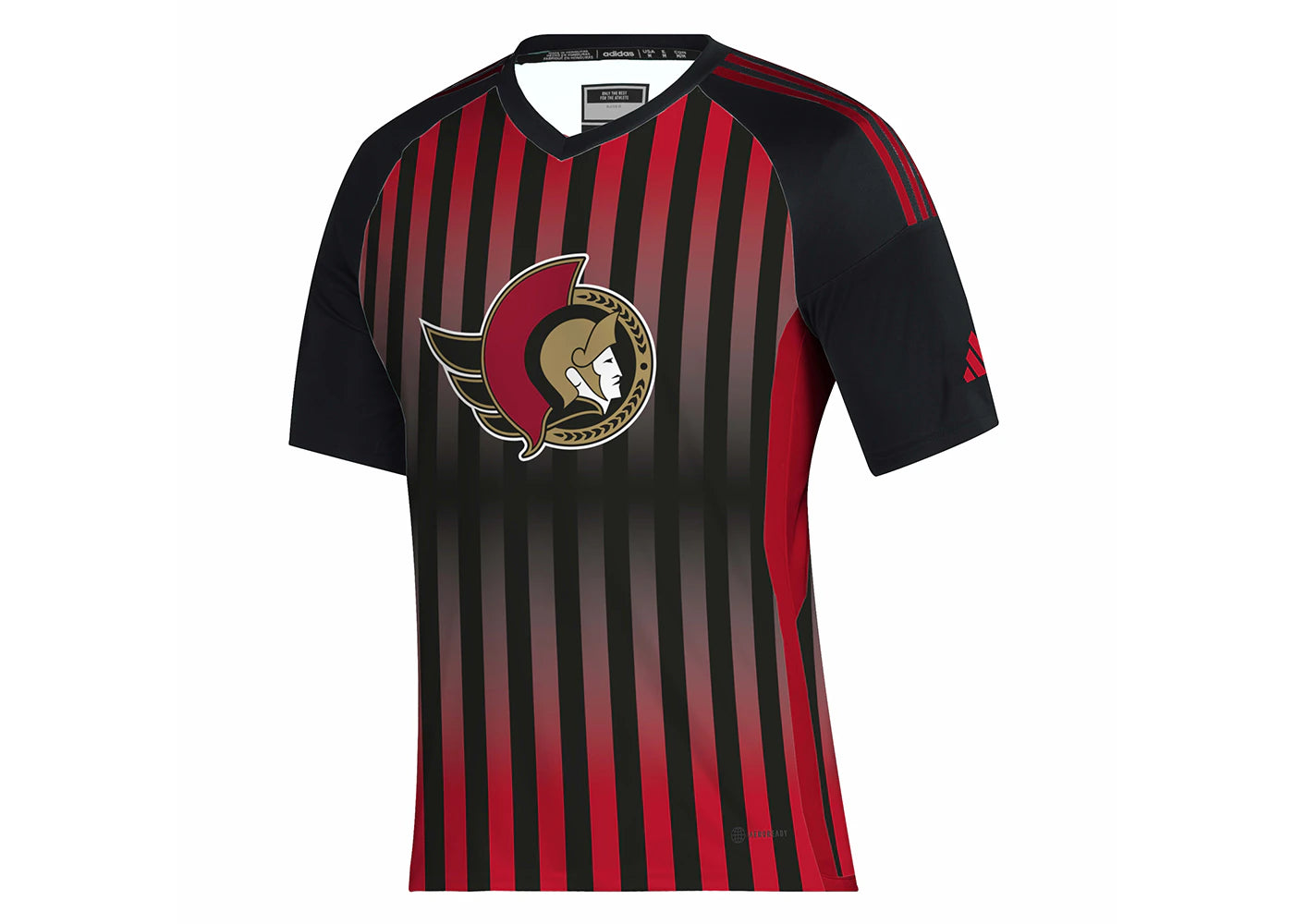 adidas Senators Hockey Tee Black/Red/Multi