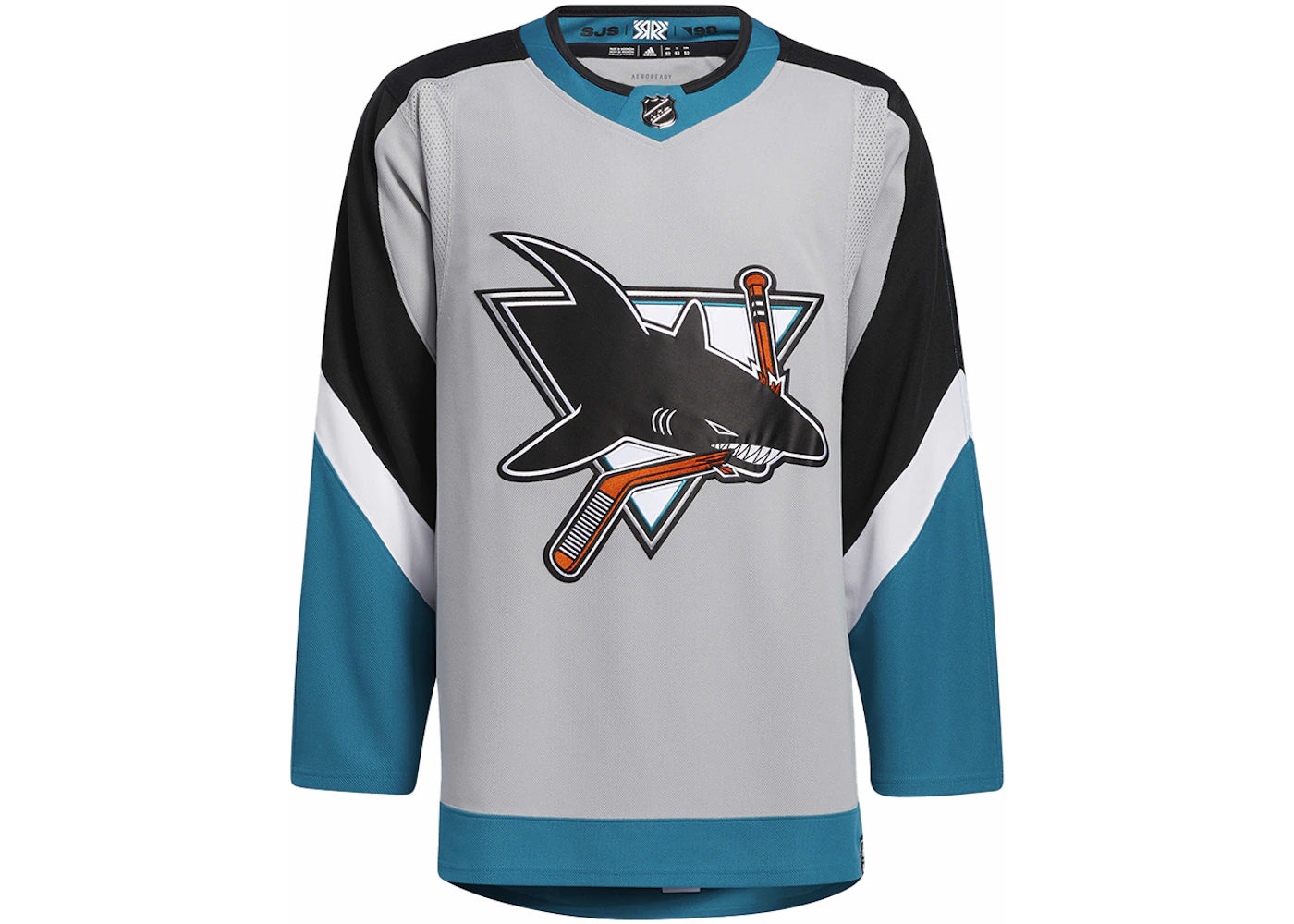 adidas Sharks Adizero Reverse Retro Authentic Pro Jersey Multicolor
