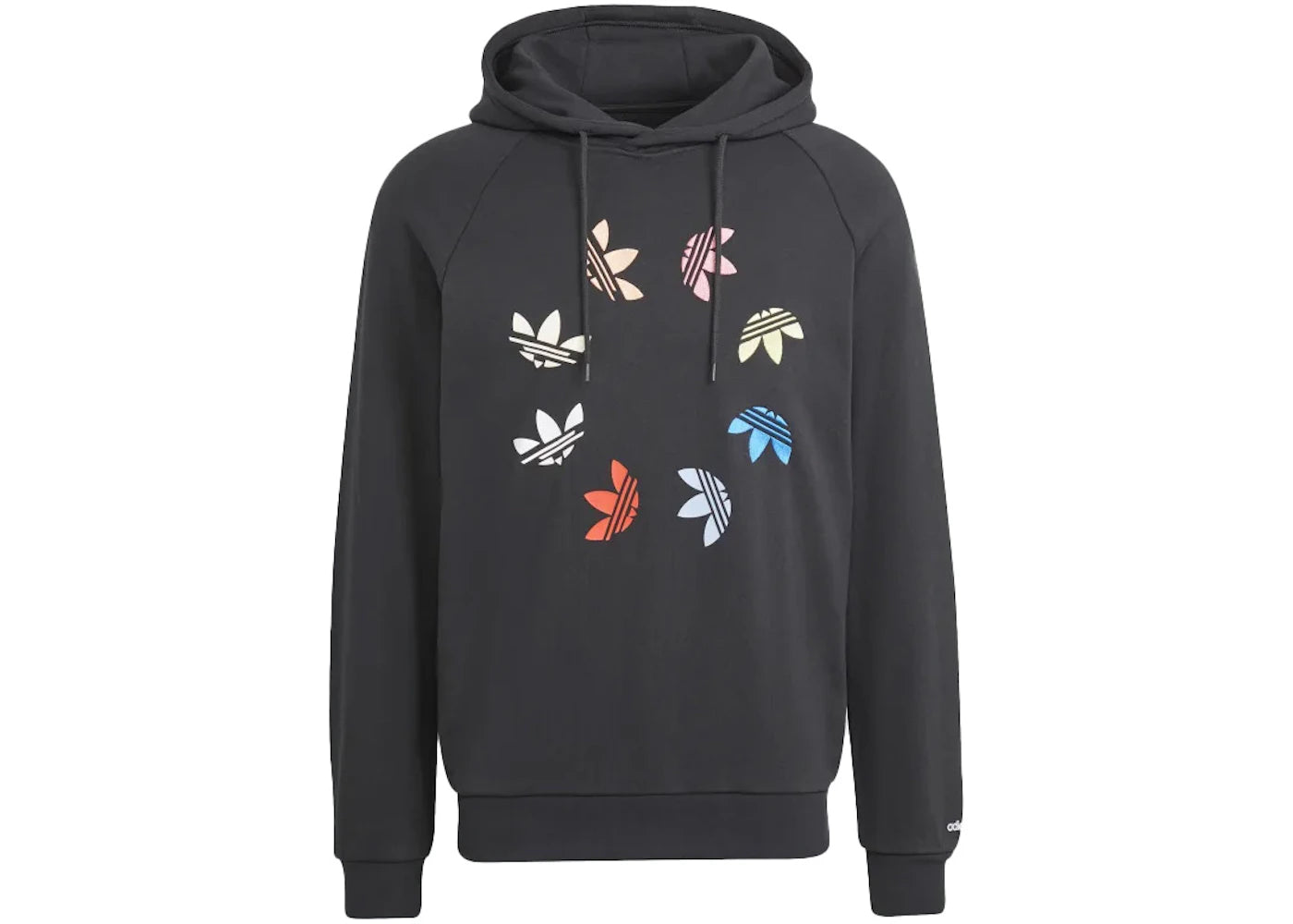 adidas Shattered Trifoil Pullover Hoodie Black/Multicolor