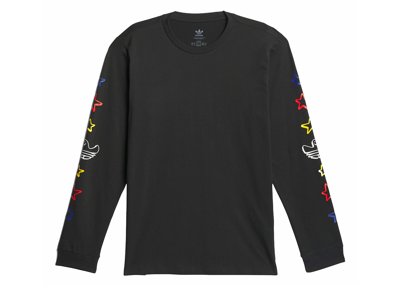 adidas Shmoofoil All Star Long Sleeve Tee Black/Multicolor