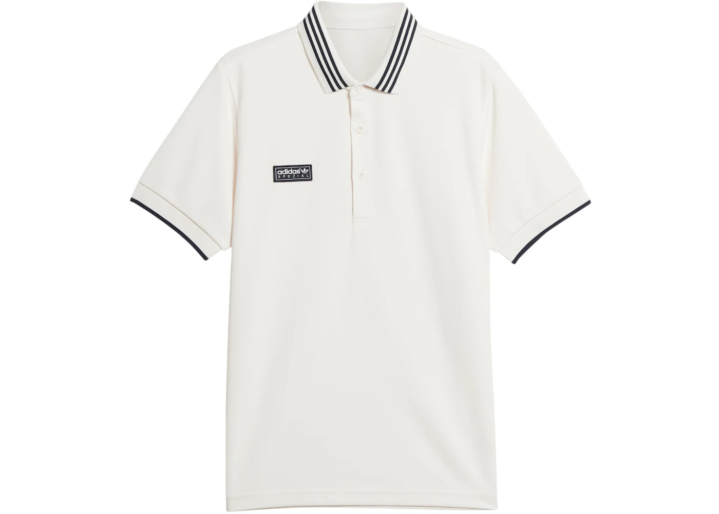 adidas Short Sleeve Polo Shirt Chalk White
