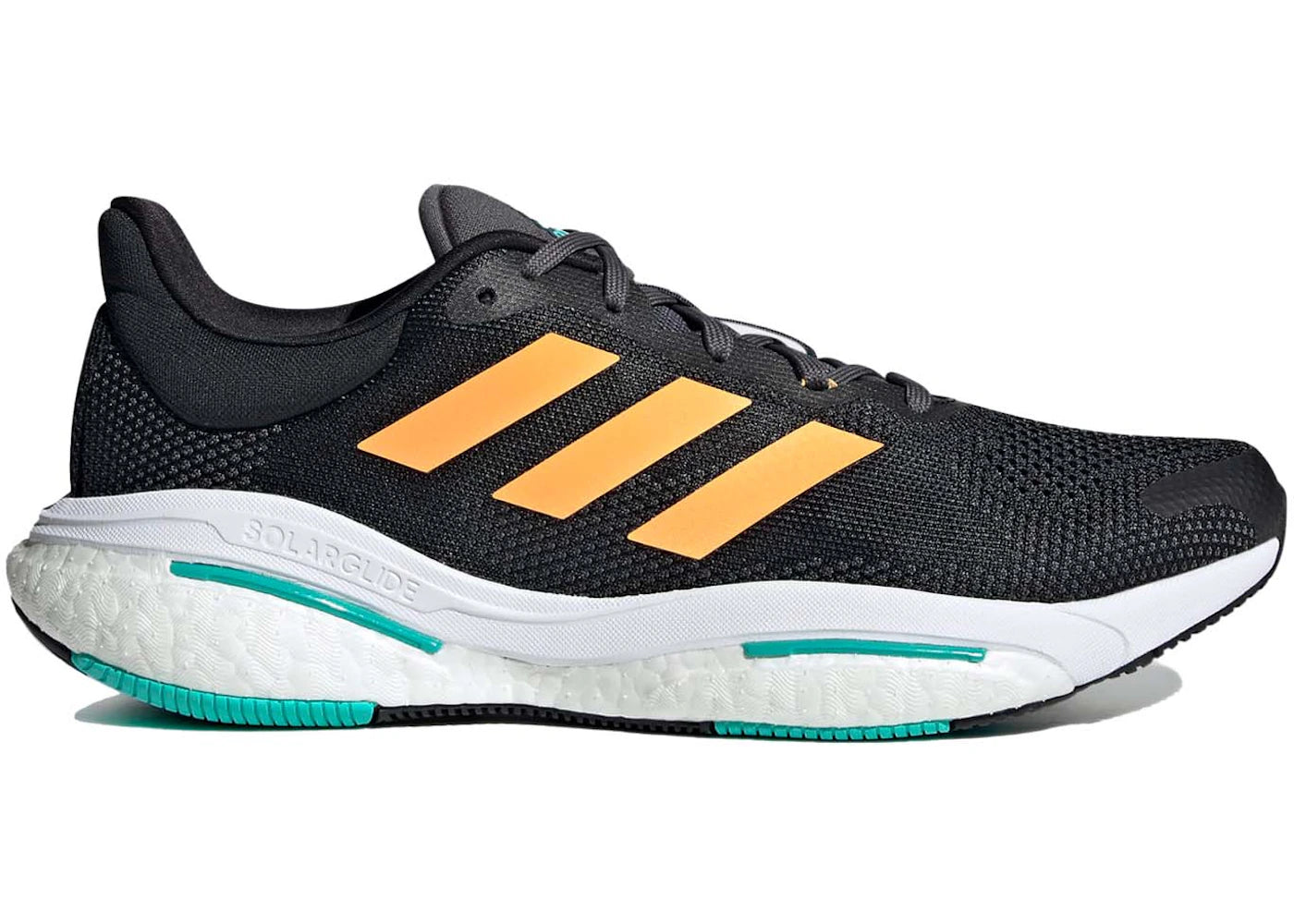adidas Solarglide 5 Black Flash Orange Mint Rush