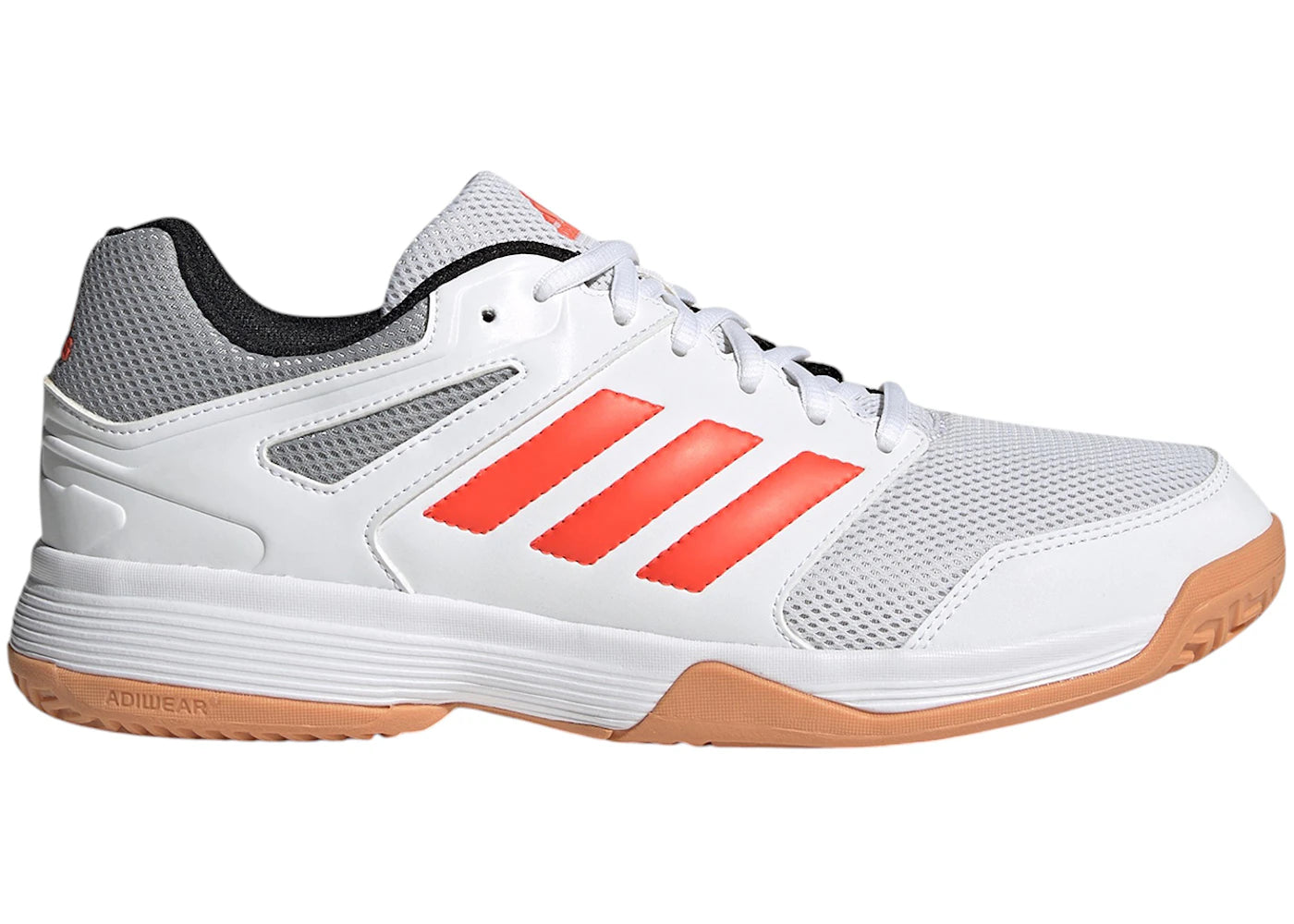 adidas Speedcourt Cloud White Solar Red Grey Two