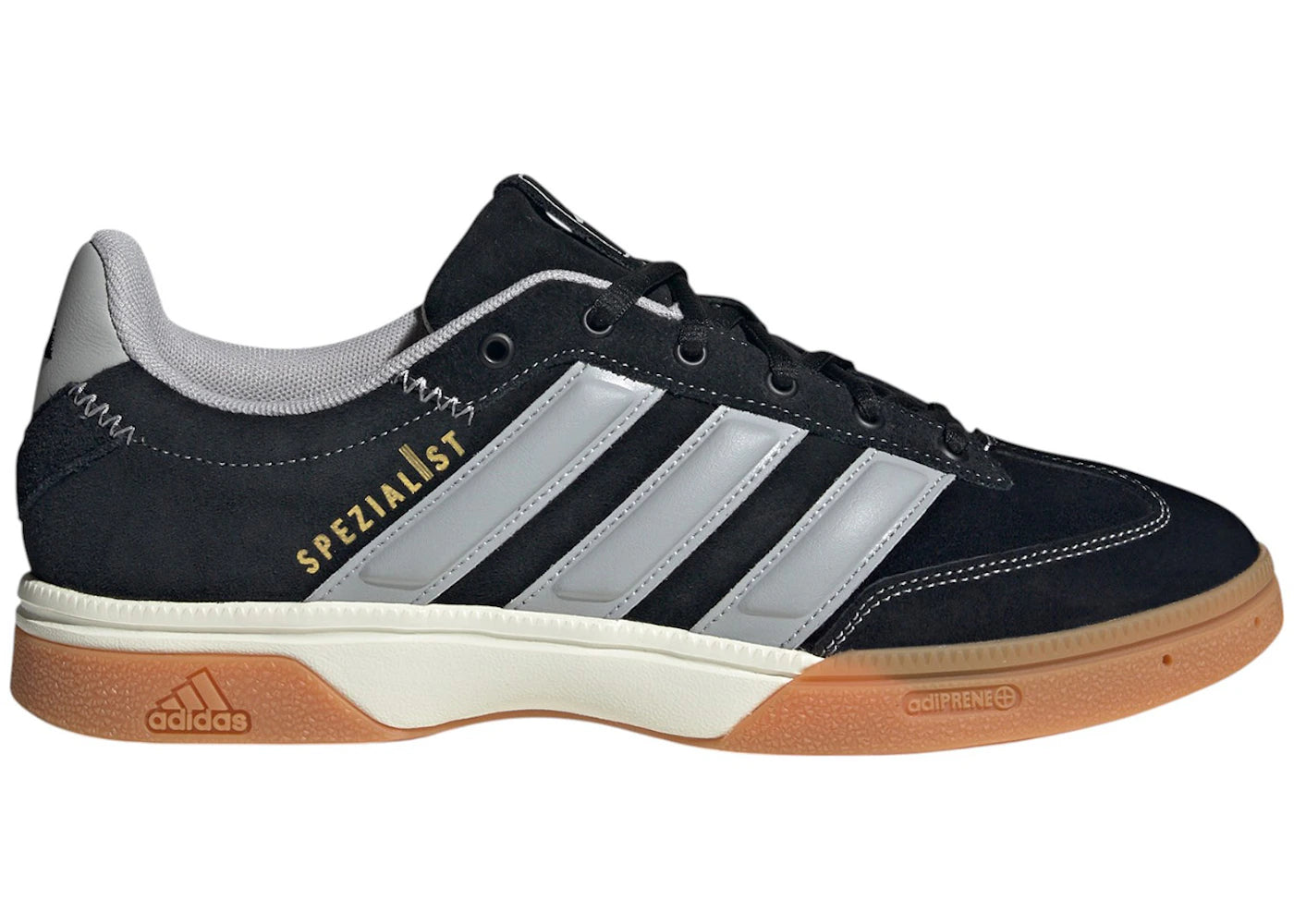 adidas Spezialist Indoor Core Black Grey Two Gold Metallic