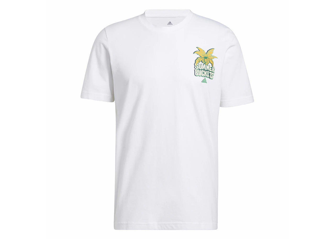 adidas Splash On Graphic Tee White