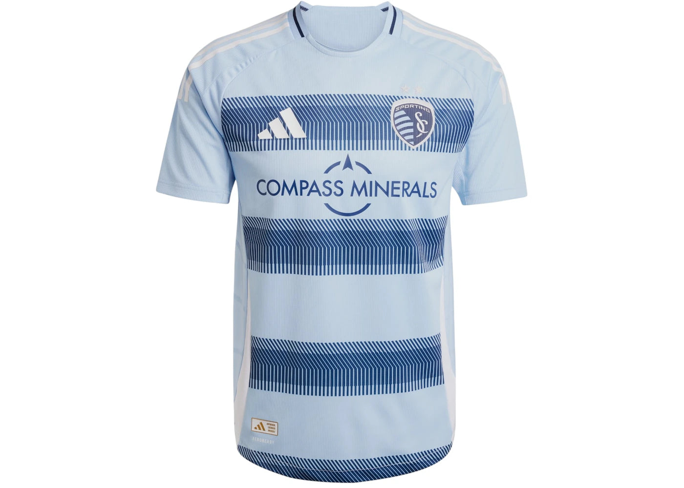 adidas Sporting City 25/26 Home Authentic Jersey Glow Blue
