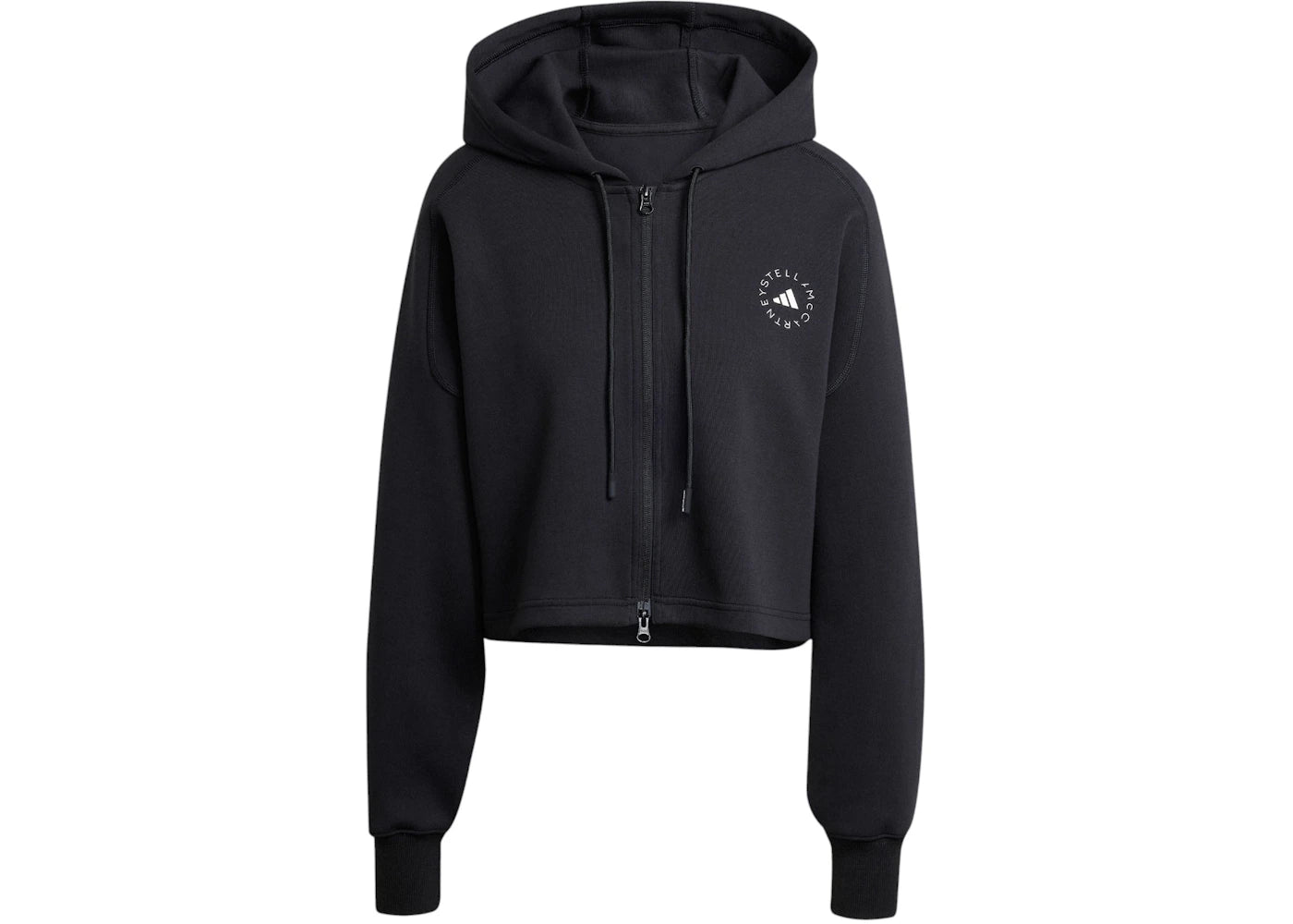 adidas Sportswear Cropped Hoodie Black