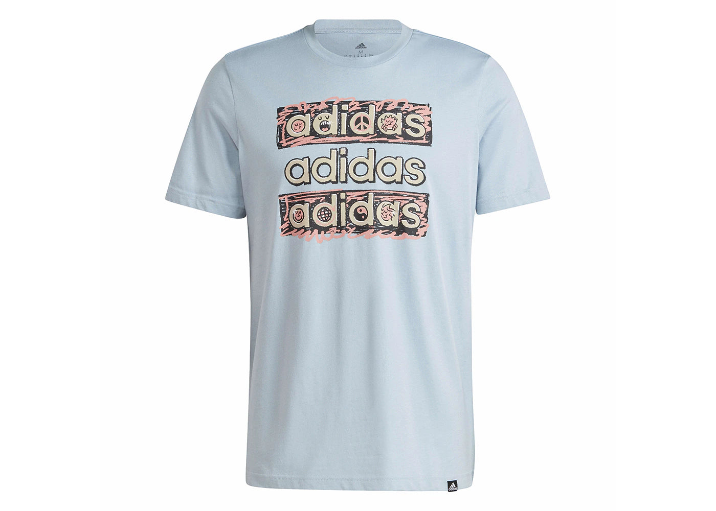 adidas Sportswear Dream Doodle Multi Tee Wonder Blue