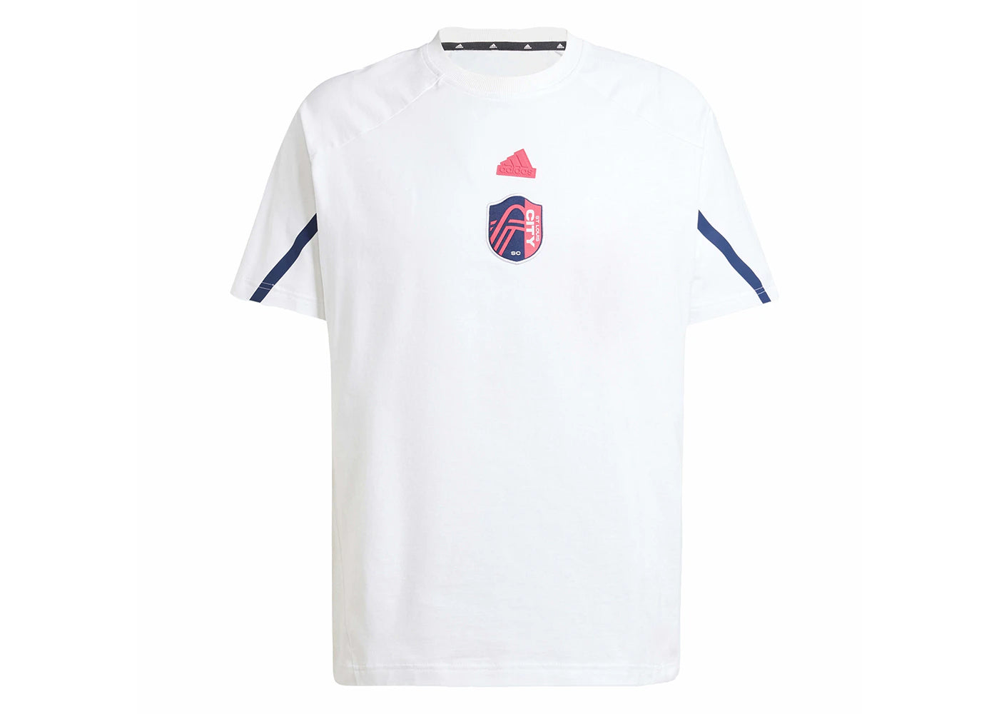 adidas St. Louis CITY SC Designed for Gameday Travel Tee White