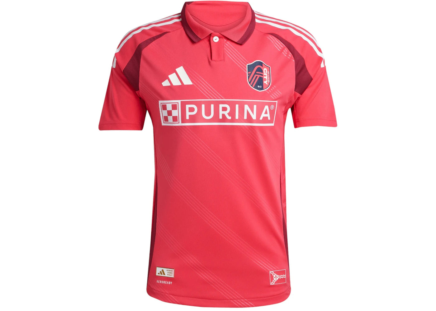 adidas St. Louis City SC 25/26 Home Authentic Jersey Power Pink