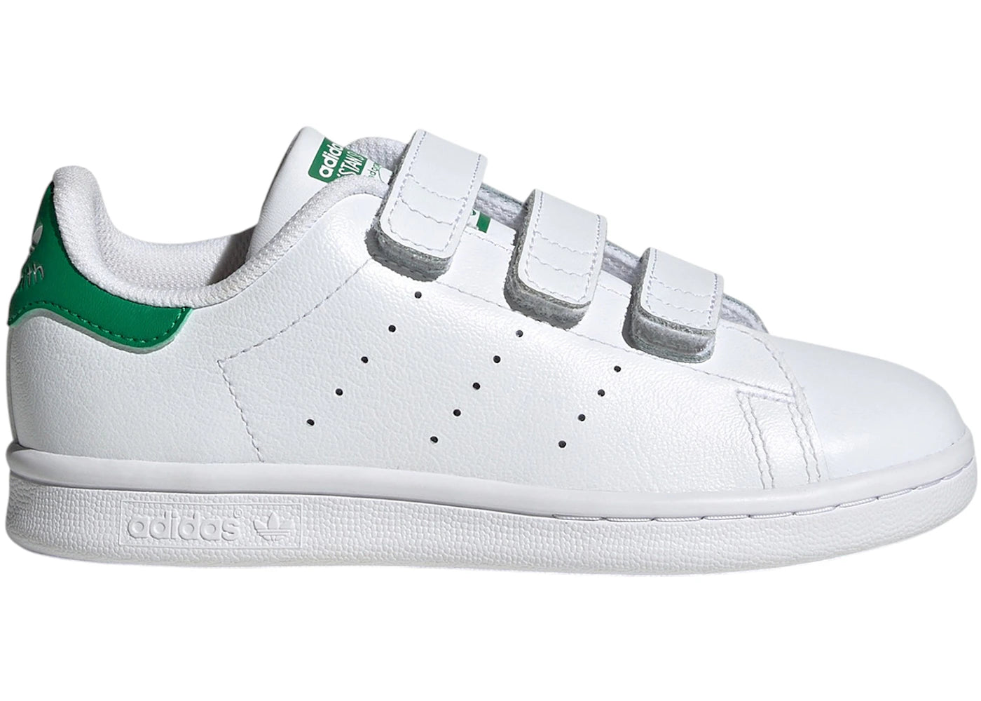 adidas Stan Smith Comfort Closure Cloud White Green (PS)