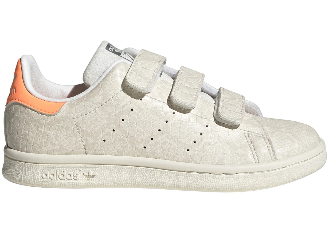 adidas Stan Smith Core White Beam Orange (GS)