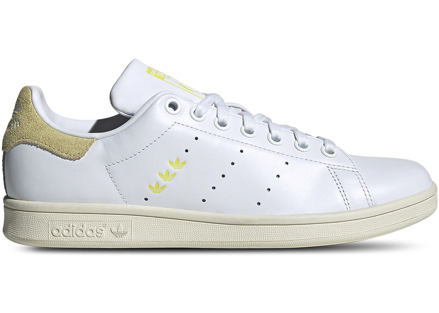 adidas Stan Smith White Powder Yellow (Women's)