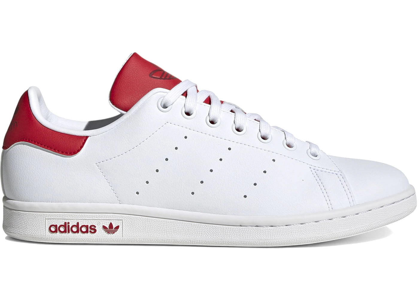 adidas Stan Smith White Scarlet