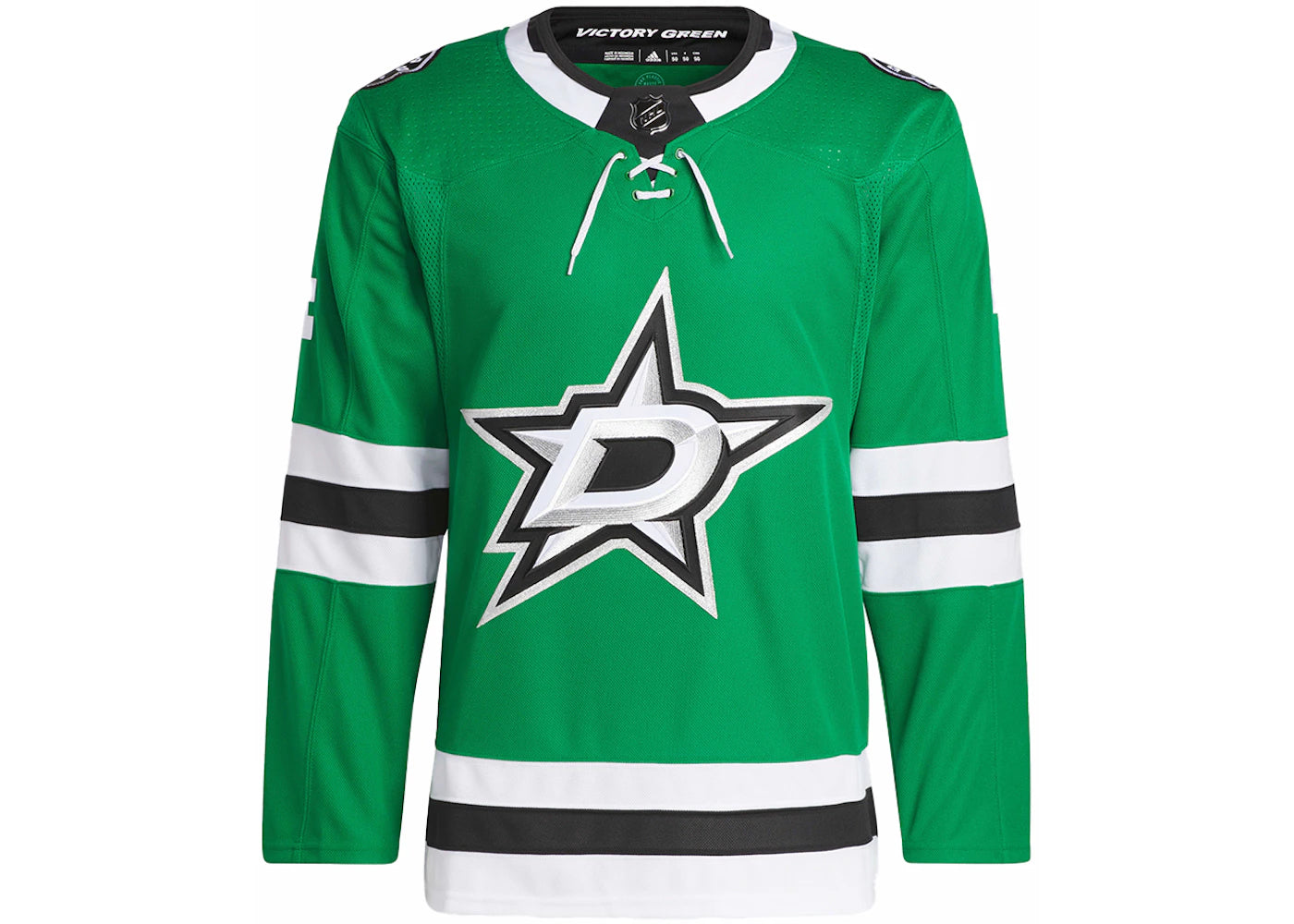 adidas Stars Heiskanen Home Authentic Jersey Medium Green