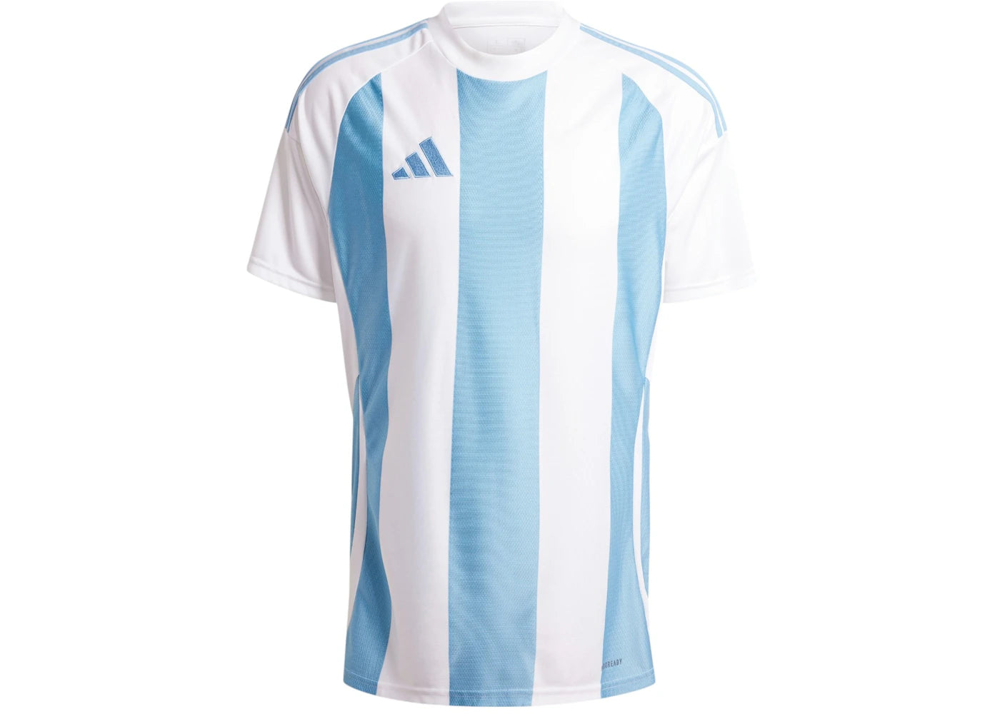 adidas Striped 24 Jersey Team Light Blue/White/White